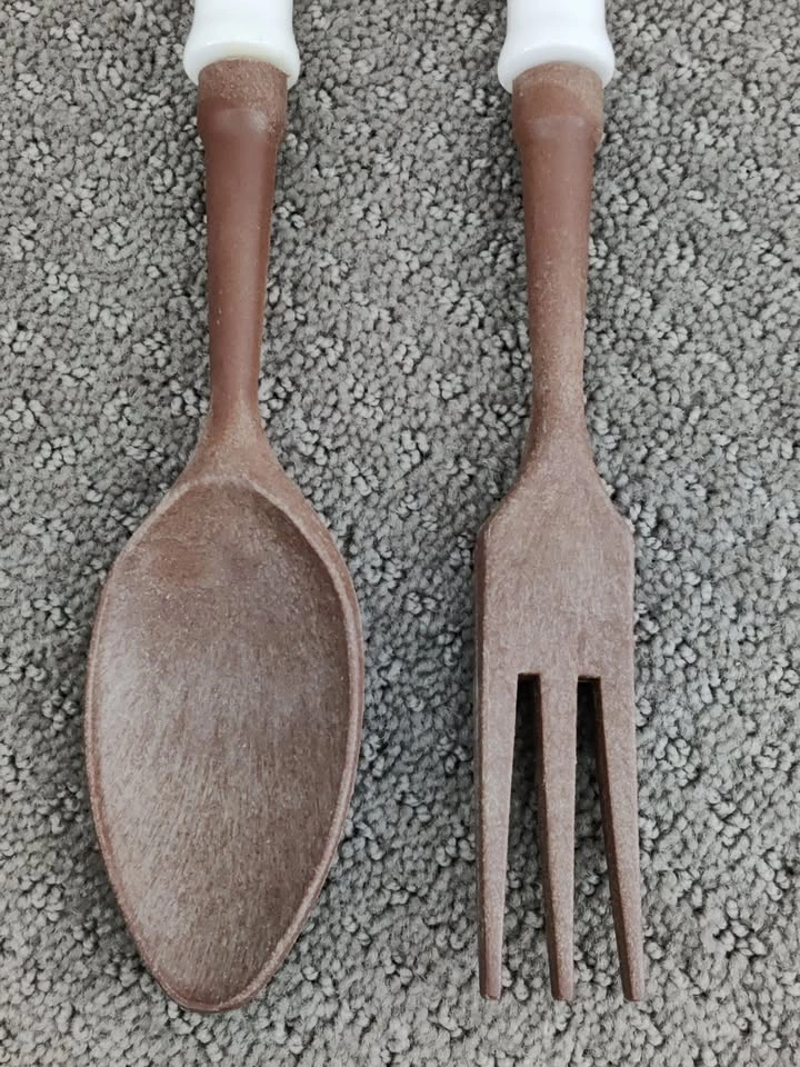 Vintage Walt Disney Mickey Mouse Salad Serving Set - photo 3