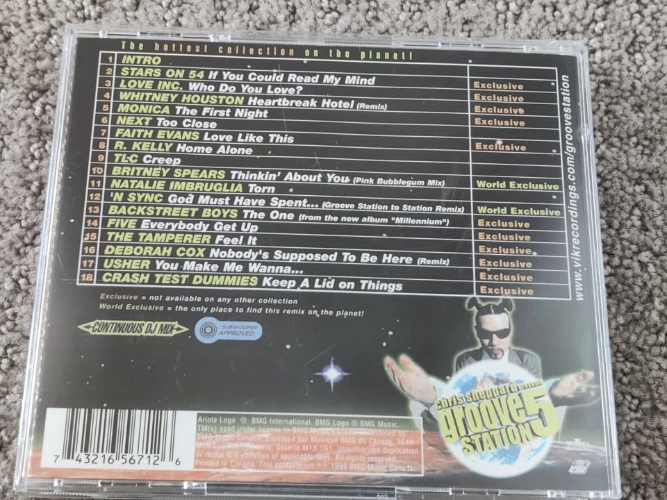 Chris Sheppard Groove Station 5 - Audio Music CD Album - photo 3