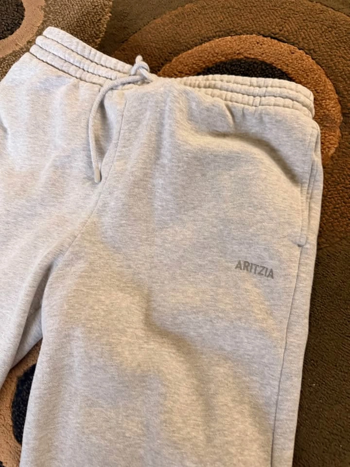Aritzia Sweatfleece Boyfriend Fit Sweatpants - Grey - photo 2