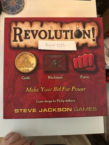 Revolution Board Game by Steve Jackson 1st Edition, 1st Printing