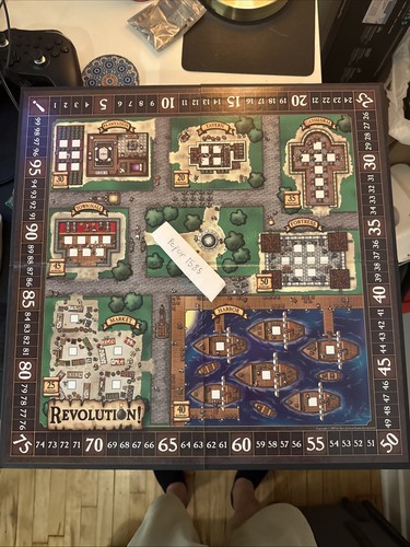 Revolution Board Game by Steve Jackson 1st Edition, 1st Printing - photo 3