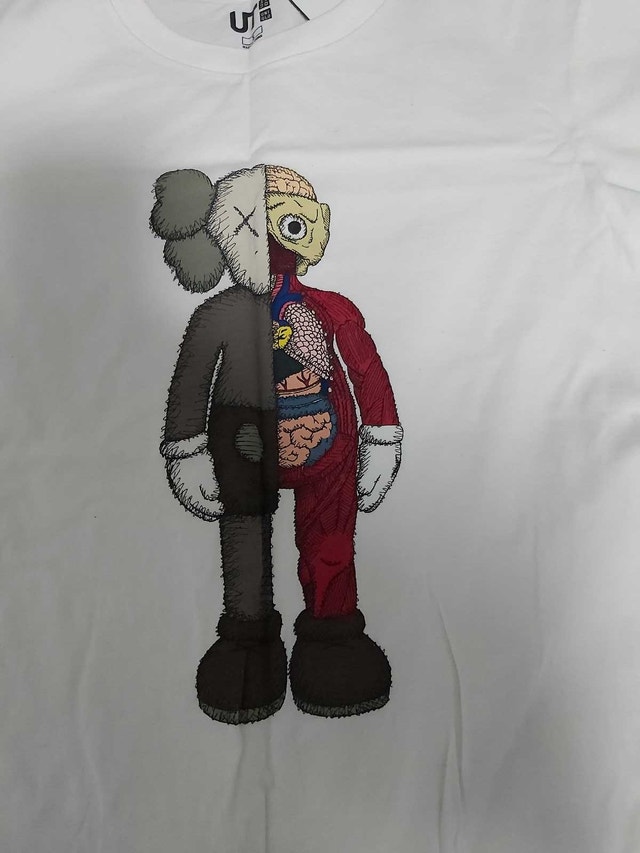 kaws x Uniqlo UT white graphic tee - photo 2