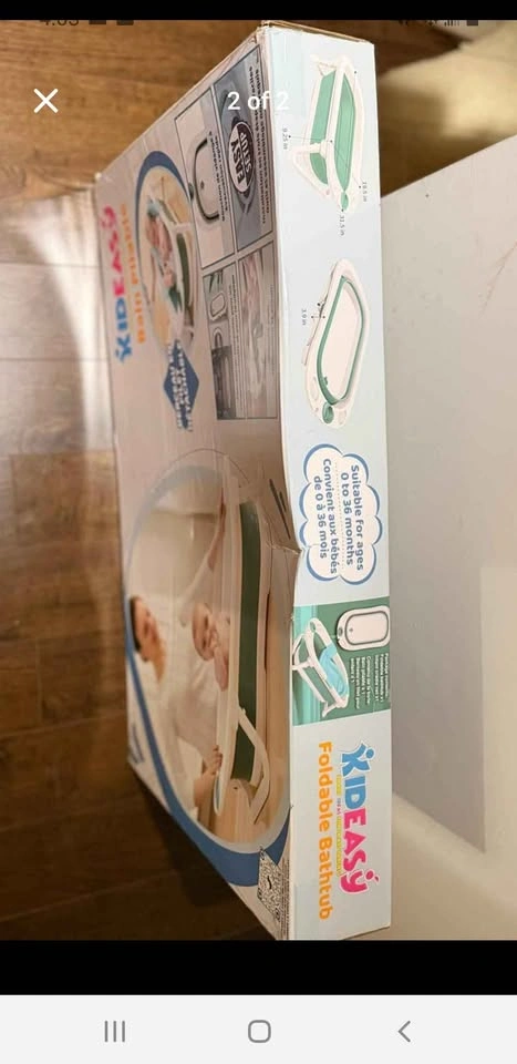 Moving Sale - Baby Foldable Bathtub with Accessories - photo 2