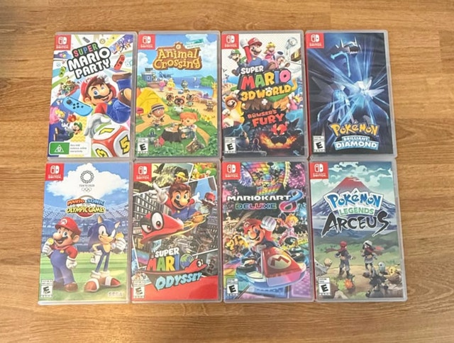 Nintendo Switch Games - Pokemon Mario Animal Crossing