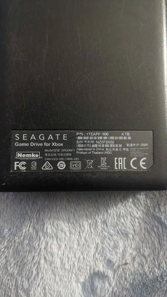 Seagate Game Hard Drive for Xbox One 4TB Green STEA4000402 - photo 4