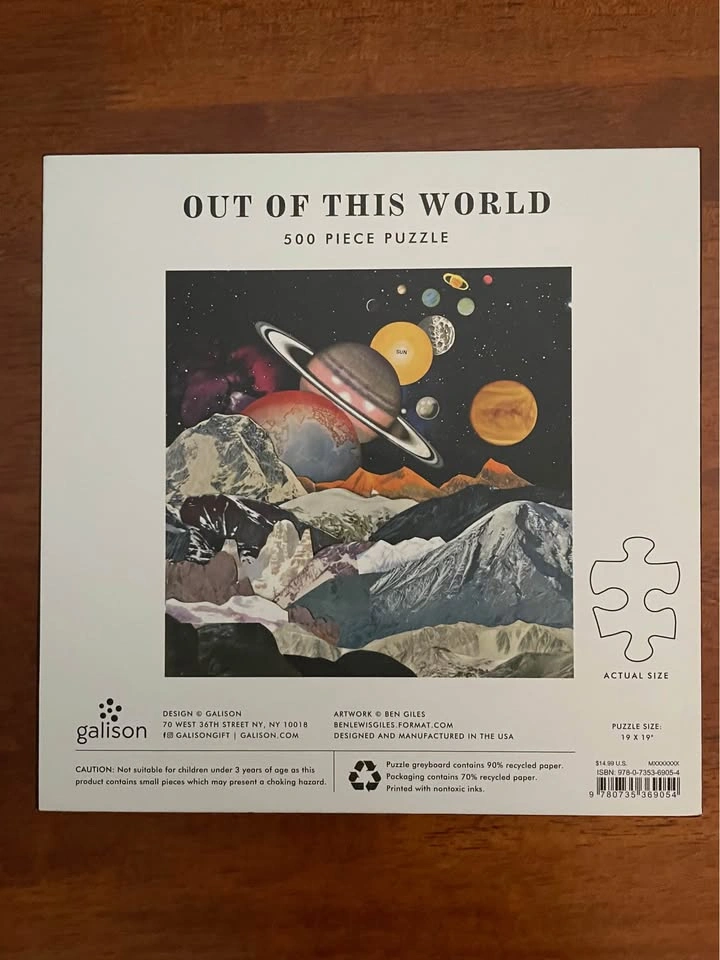 Out of This World 500 piece puzzle - photo 3