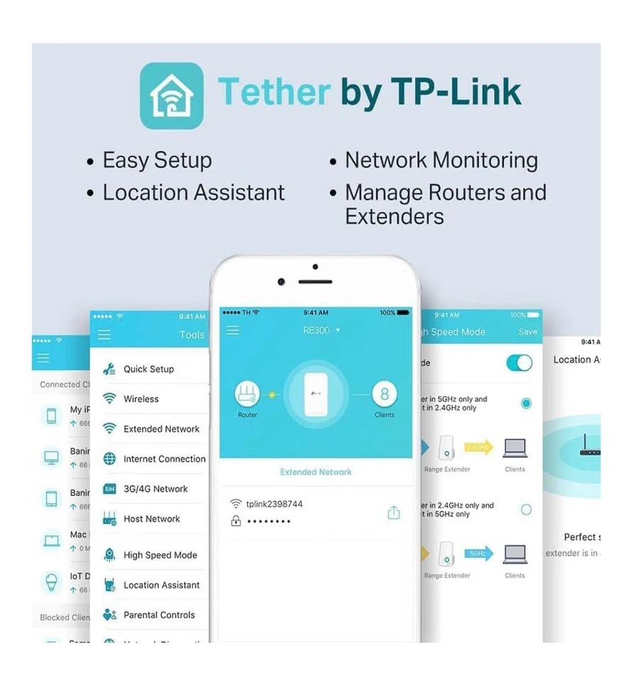 TP-Link RE300 AC1200 Dual Band WiFi Range Extender - photo 3
