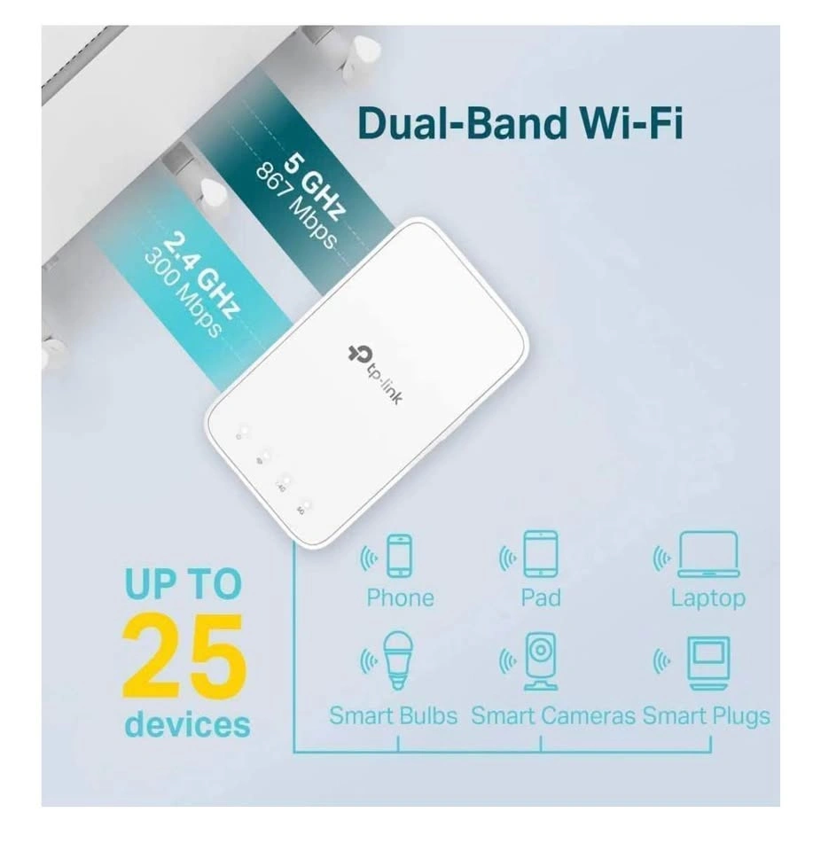 TP-Link RE300 AC1200 Dual Band WiFi Range Extender - photo 5