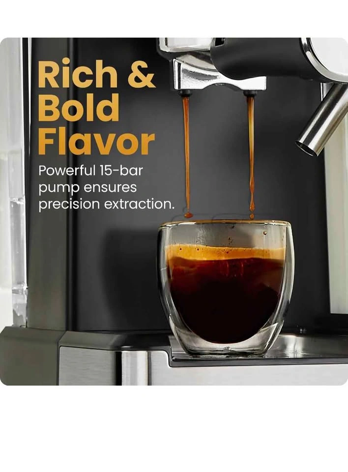 Chefman CaféMaster Pro Espresso Machine & Milk Frother - photo 3