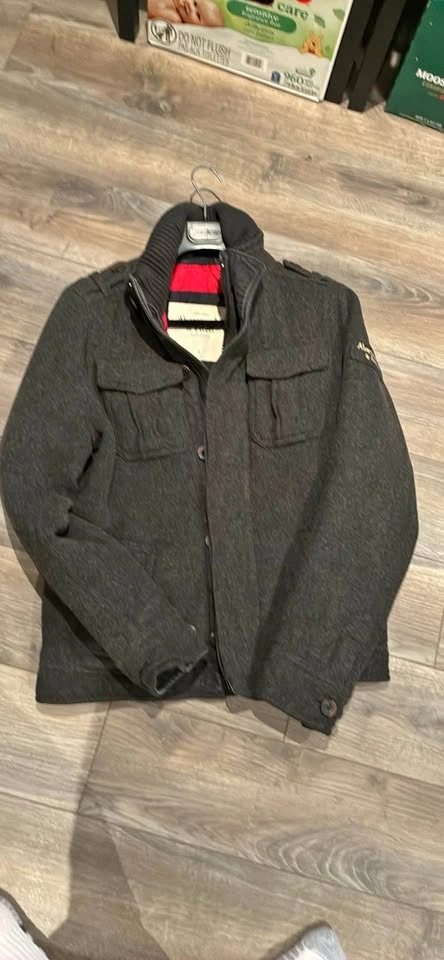 Ambercombie & Fitch Mens wool Jacket