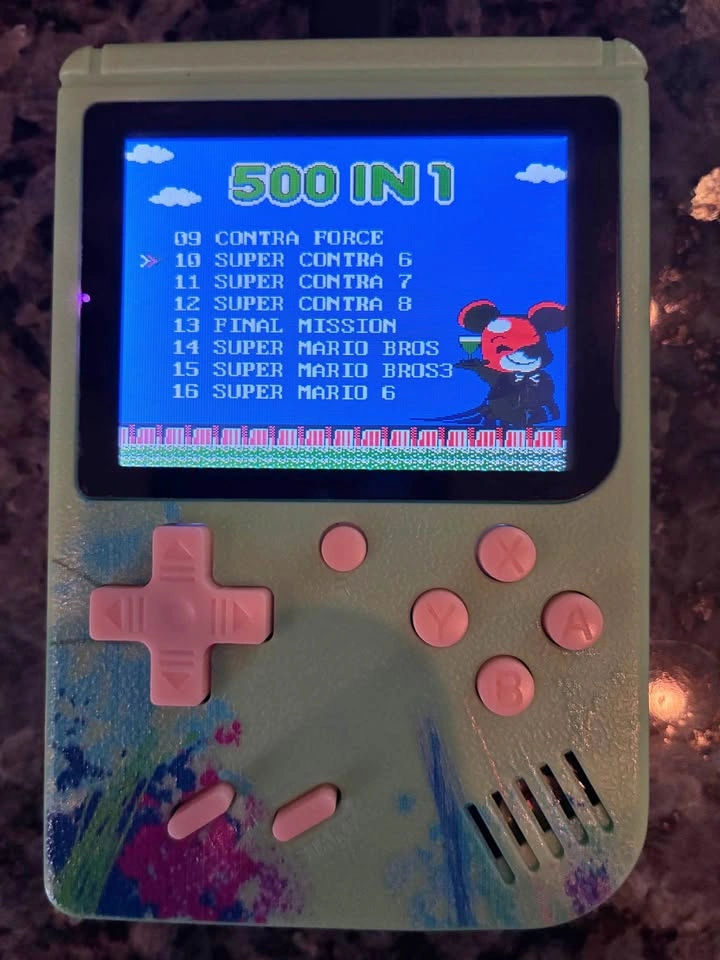 Handheld Console 500 games in 1
