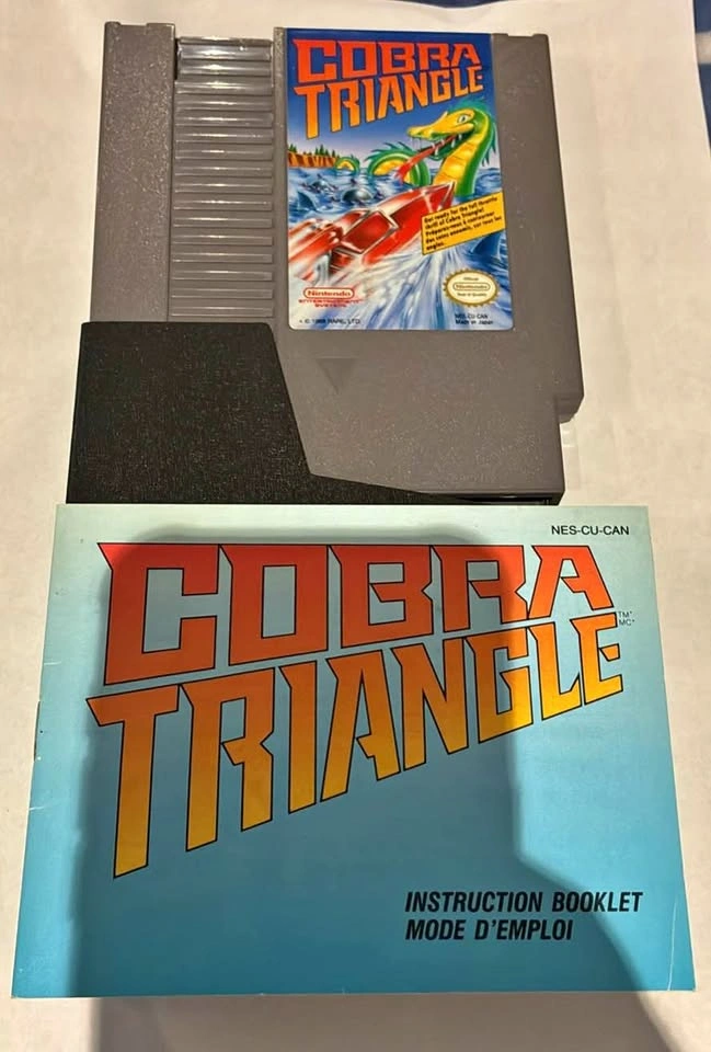 Cobra Triangle Nintendo Nes with Manual