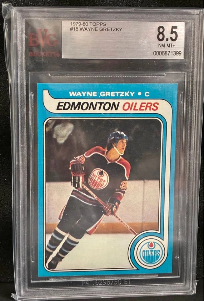 Wayne Gretzky Rookie BVG 8.5 Topps