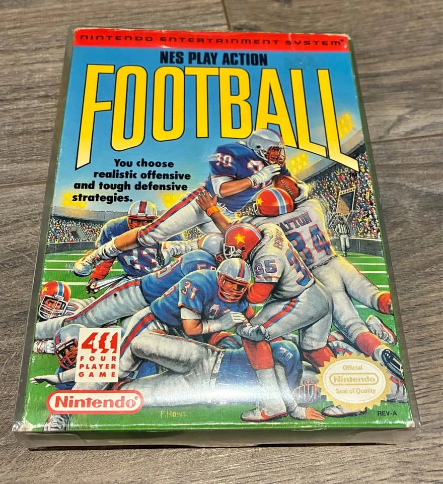 Nes Play Action Football Complete in box
