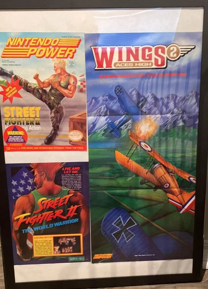 Nintendo made poster collage framed - photo 5