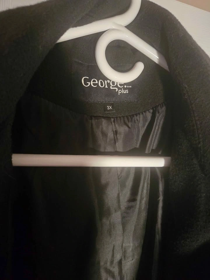 George Plus 3X Black Duffle Coat - photo 2