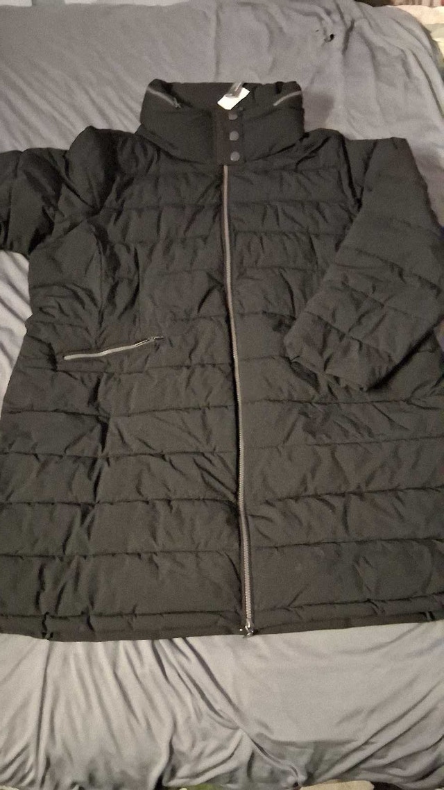 Addition Elle quilted long puffer winter coat 4x
