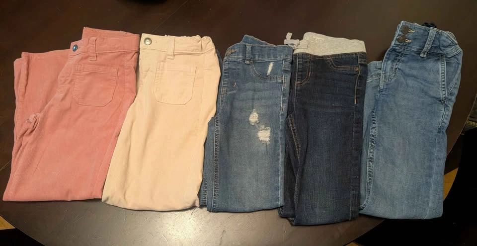 Girls Size 7 Pants: Jeggings, Boot Cut Jeans, & Corduroys