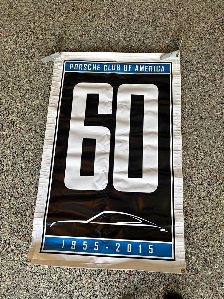 Porsche Club of America 60th Anniversary Banner