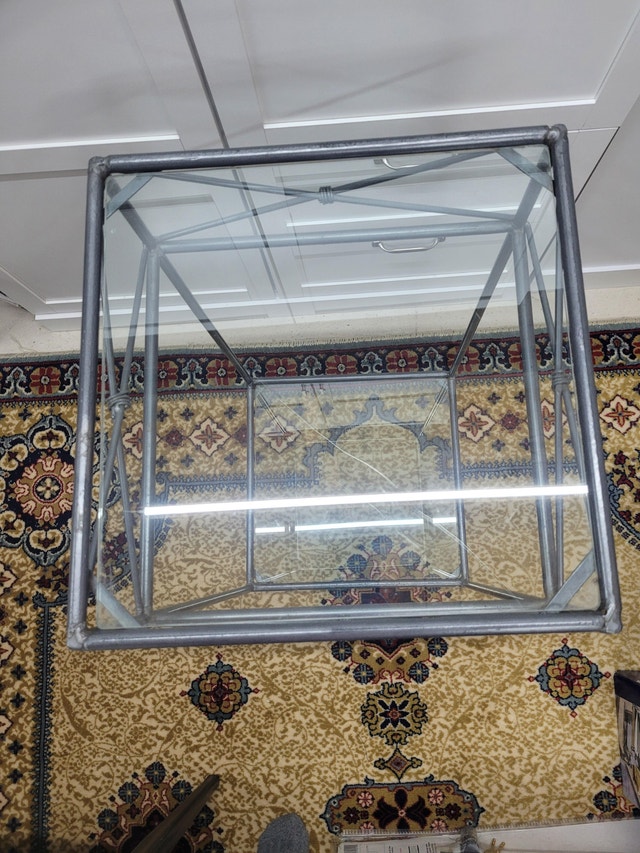 Iron and Glass Plant/Display Stand - photo 4