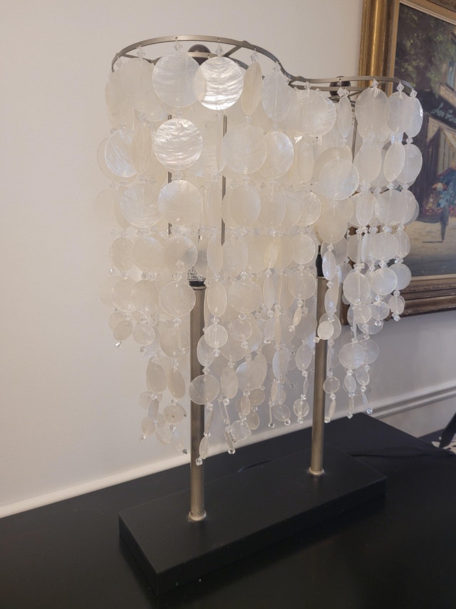 Capiz Shell Table Lamp - photo 3