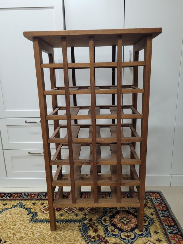 Rustic Wooden Wine Rack