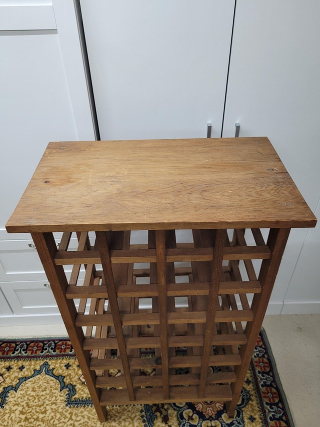 Rustic Wooden Wine Rack - photo 2