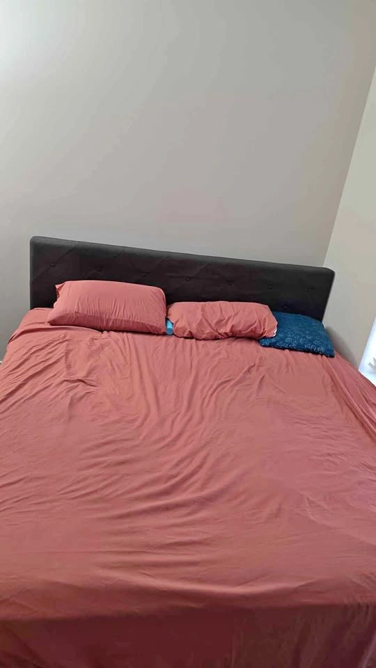 2 Bed frames with mattress King and Queen