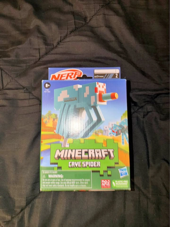 Minecraft Cave Spider Nerf Gun