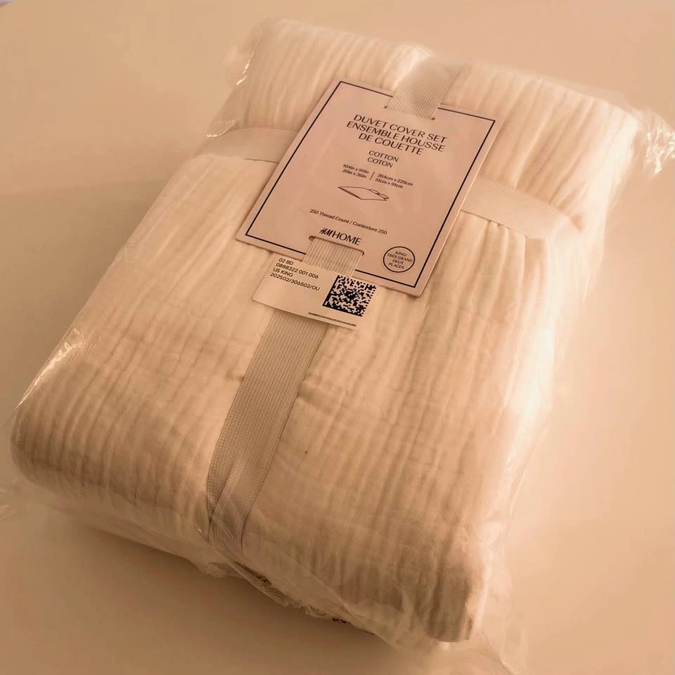 H&M Home Cotton King Duvet Cover Set
