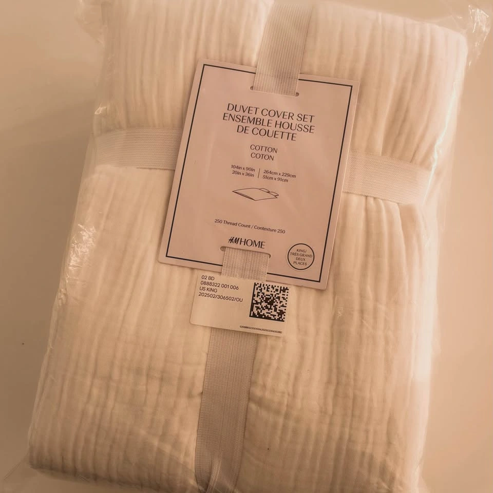 H&M Home Cotton King Duvet Cover Set - photo 3