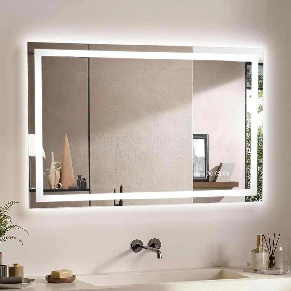 LED Backlit and Front-Lit Tempered Glass Bathroom Mirror - photo 3