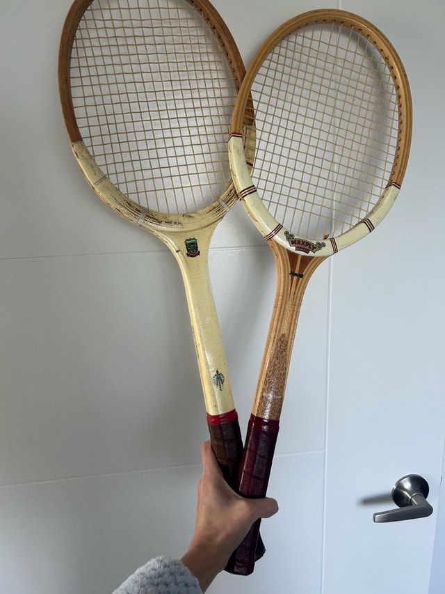 vintage tennis rackets