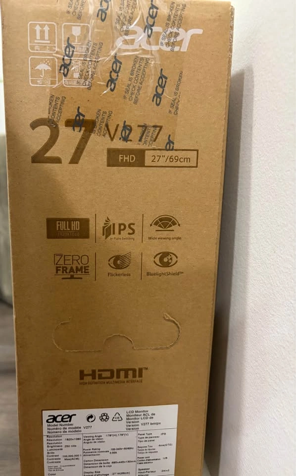 Acer 27" Full HD IPS Monitor (V277 bmipx) – HDMI / DP / Built-in - photo 2