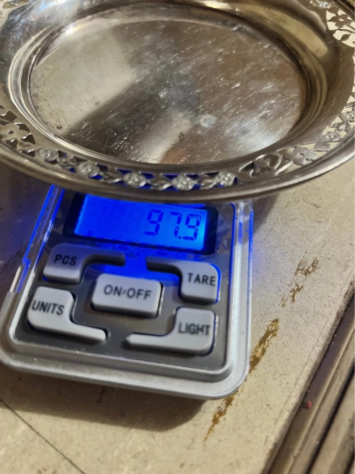 Vintage Birks Sterling Silver Floral Dish - photo 4