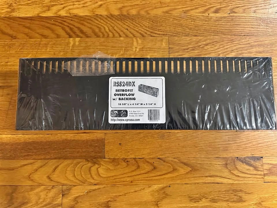 CPR RSS24DX Retrofit Overflow Box with Backing, Open Box