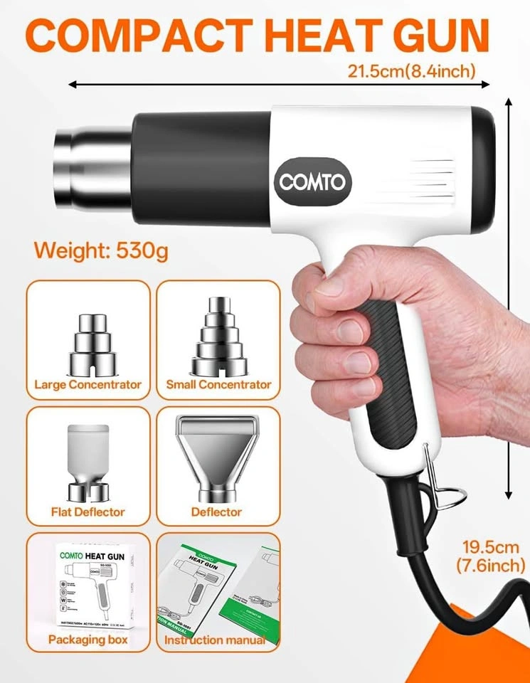 Comto 1600W Heat Gun - Lightly Used