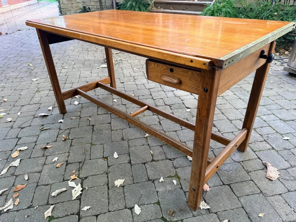 1950's Hamilton Drawing table - photo 3