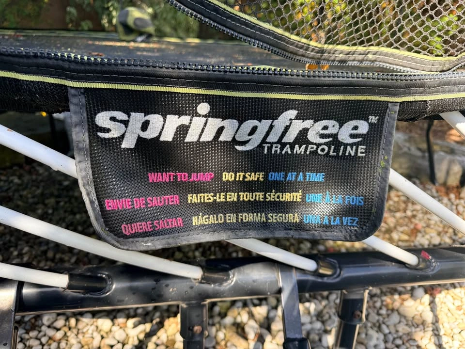 Springfree Trampoline with Basketball Hoop and Ladder (8ft x 13f - photo 2