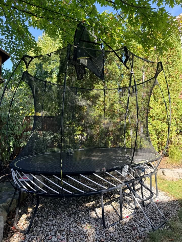 Springfree Trampoline with Basketball Hoop and Ladder (8ft x 13f - photo 3