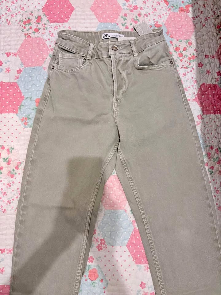 zara straight jeans