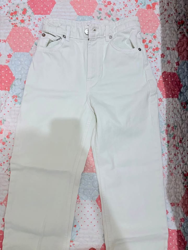 zara straight jeans