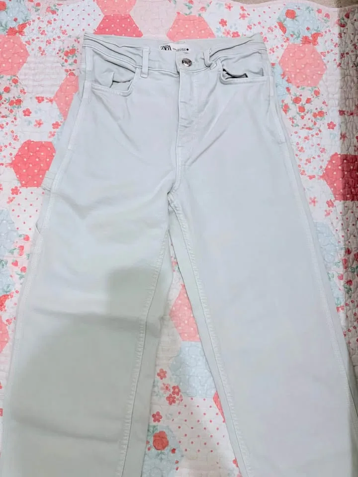 [brand new] zara wide-leg jeans image indicator(2)
