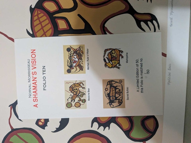 Norval Morrisseau A Shaman's Vision Folio Ten