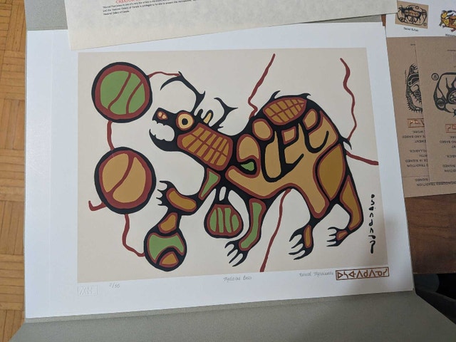 Norval Morrisseau A Shaman's Vision Folio Ten - photo 2