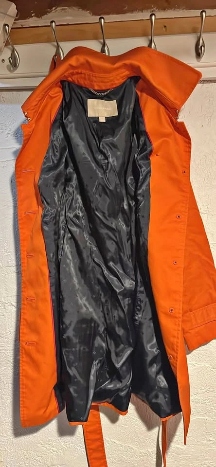 Banana republic orange trench coat