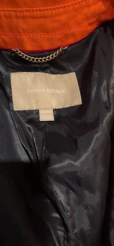 Banana republic orange trench coat - photo 2
