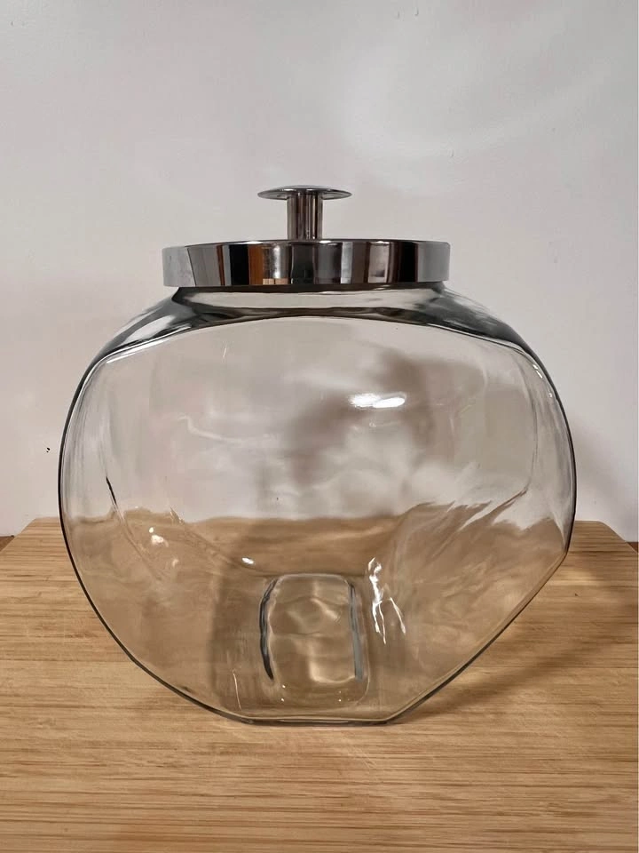 Penny Candy/Cookie Jar with Chrome Cover, 1 Gallon - photo 3