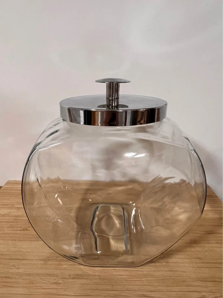 Penny Candy/Cookie Jar with Chrome Cover, 1 Gallon - photo 4