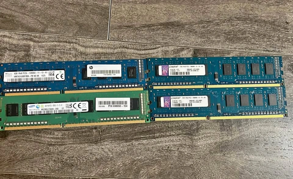 12GB Desktop RAM Bundle (2x 4GB + 2x 2GB DDR3 PC3/PC3L)